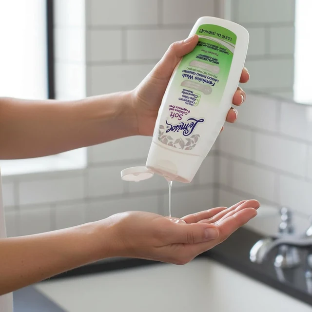 Lemisol Soft being poured into an open hand