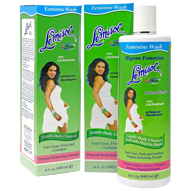 Lemisol Plus Original Feminine Wash, 16 fl oz, 2 Pack
